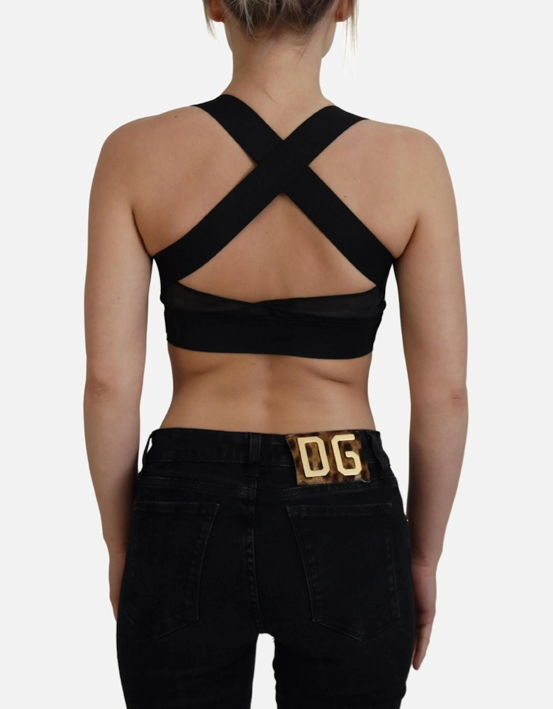 Metallic ZipFront Racerback Top Women - Gold Black T-Shirts