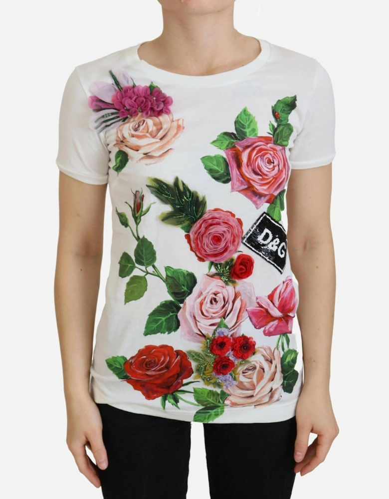 Floral Print TShirt TSH83151 Women - White T-Shirts