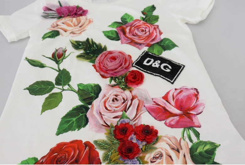 Floral Print TShirt TSH83151 Women - White T-Shirts