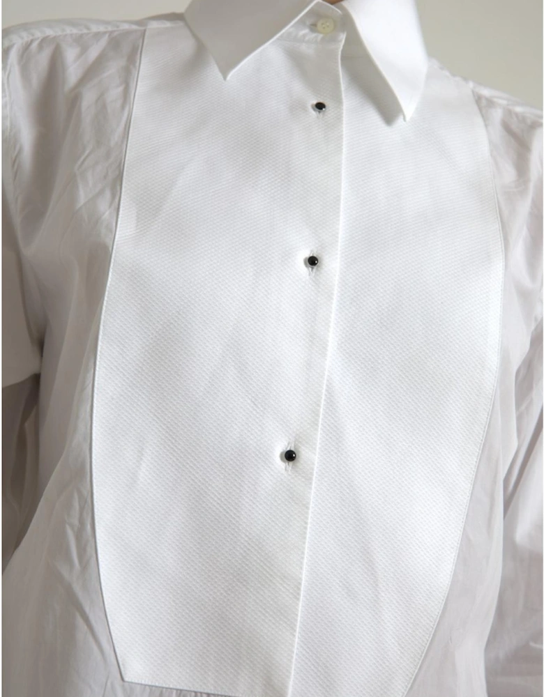 Long Sleeve Collared Shirt Women - White