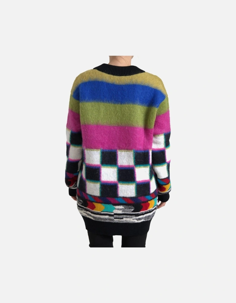 Geometric VNeck Pullover Women - Multicolor Sweaters