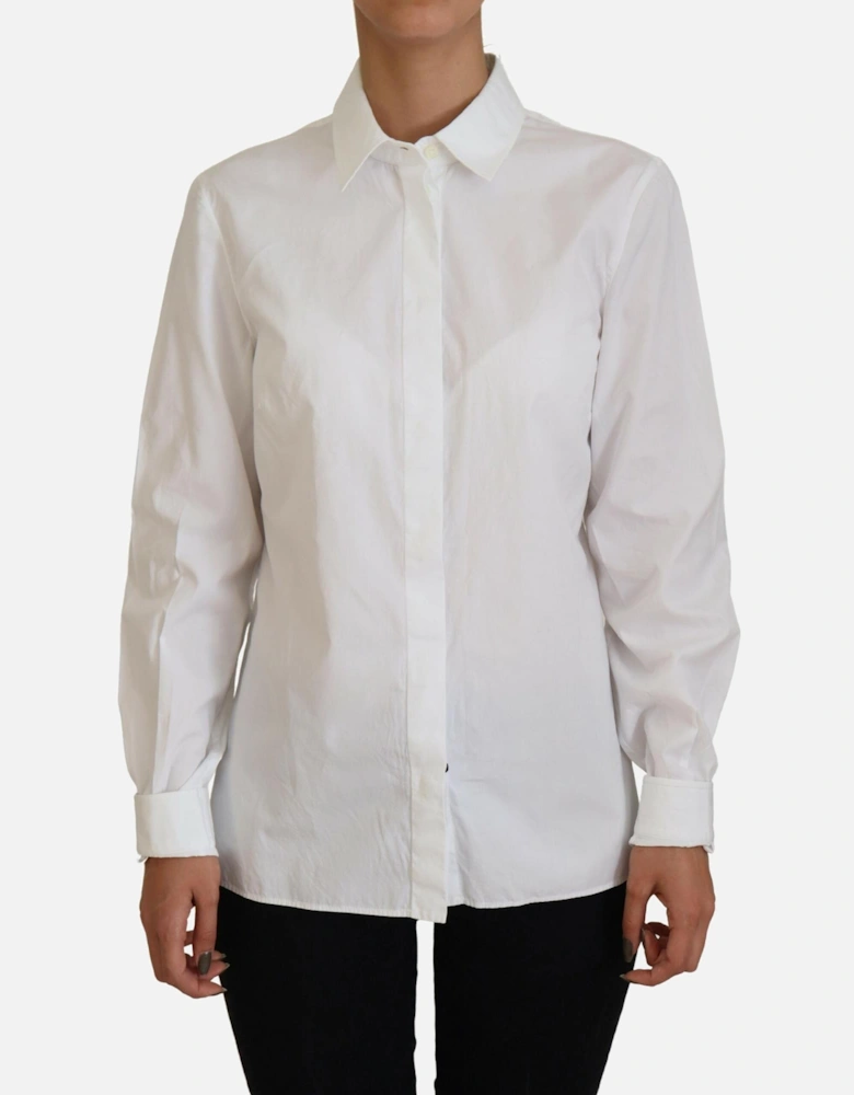 Poplin Shirt Long Sleeve Style Women - White T-Shirts