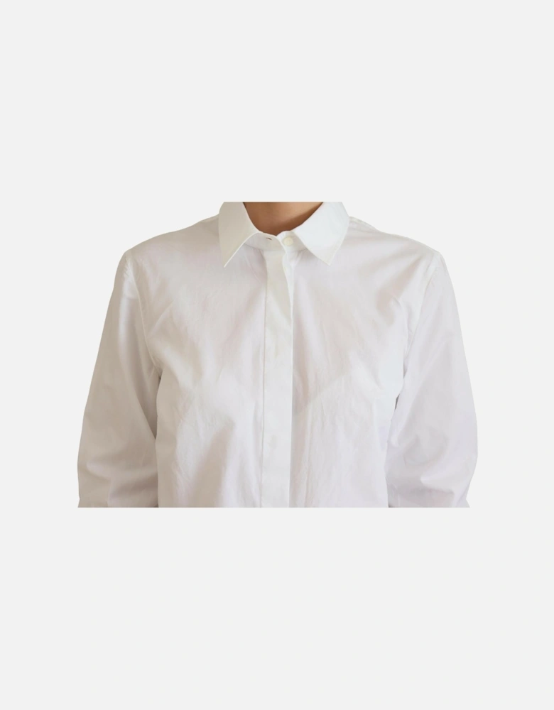Poplin Shirt Long Sleeve Style Women - White T-Shirts