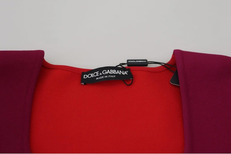 Square Neck Multicolor Pullover Sweater Women