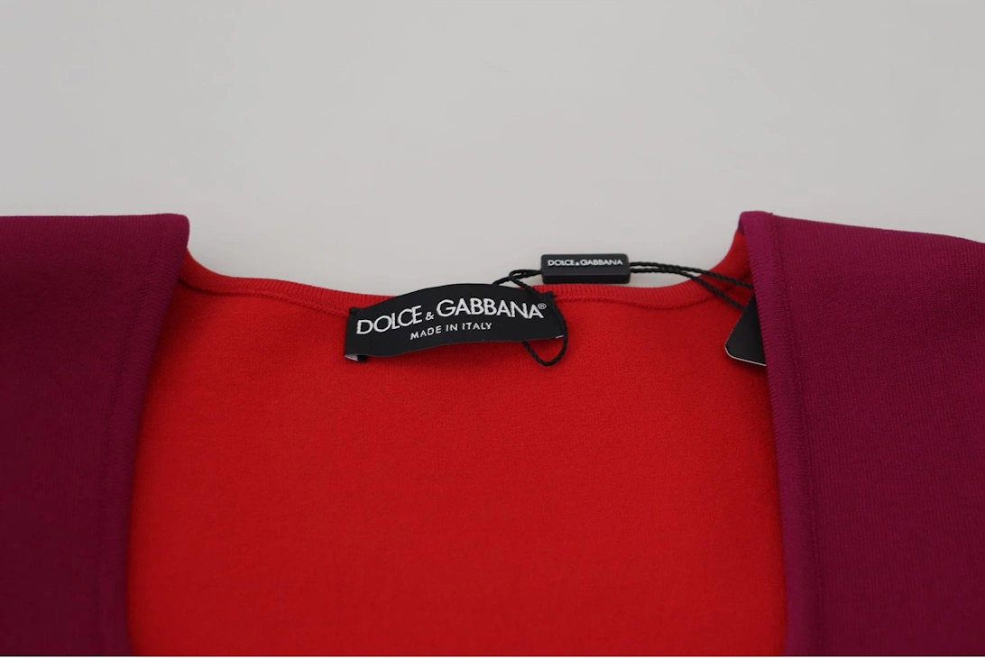 Square Neck Multicolor Pullover Sweater Women