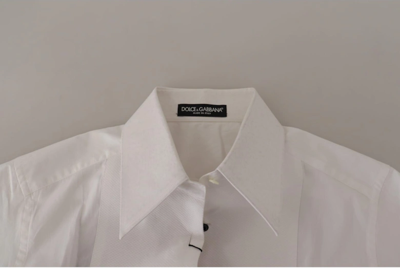 Sleeveless Tuxedo Style Cotton Top Women - White Shirts