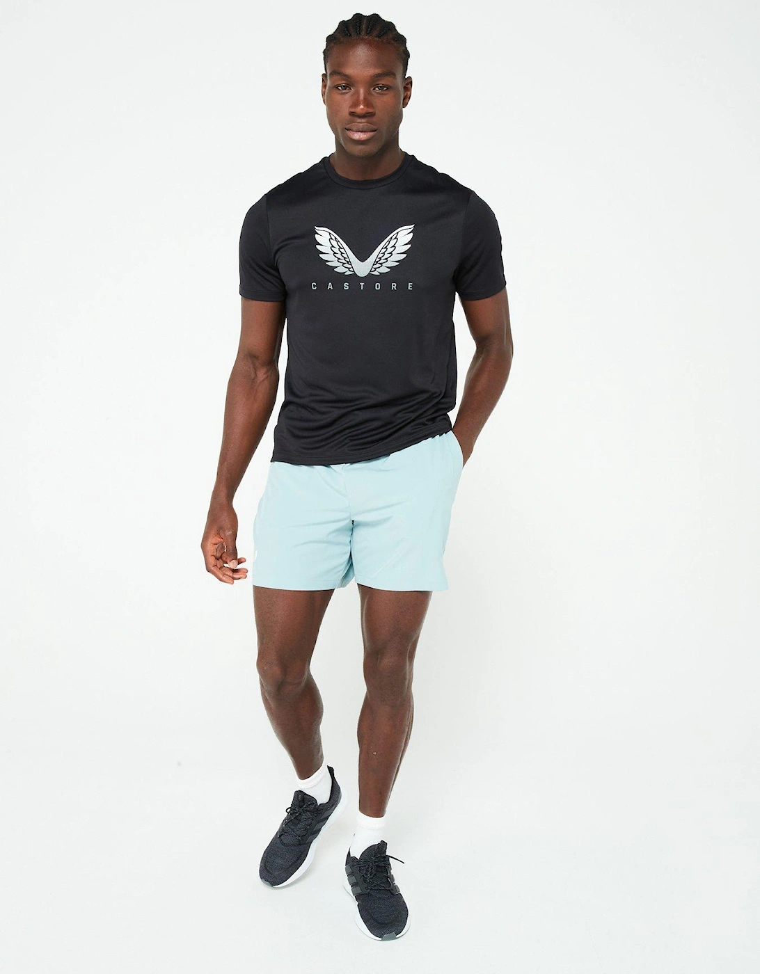 Mens Training Adapt Graphic Tee - Black