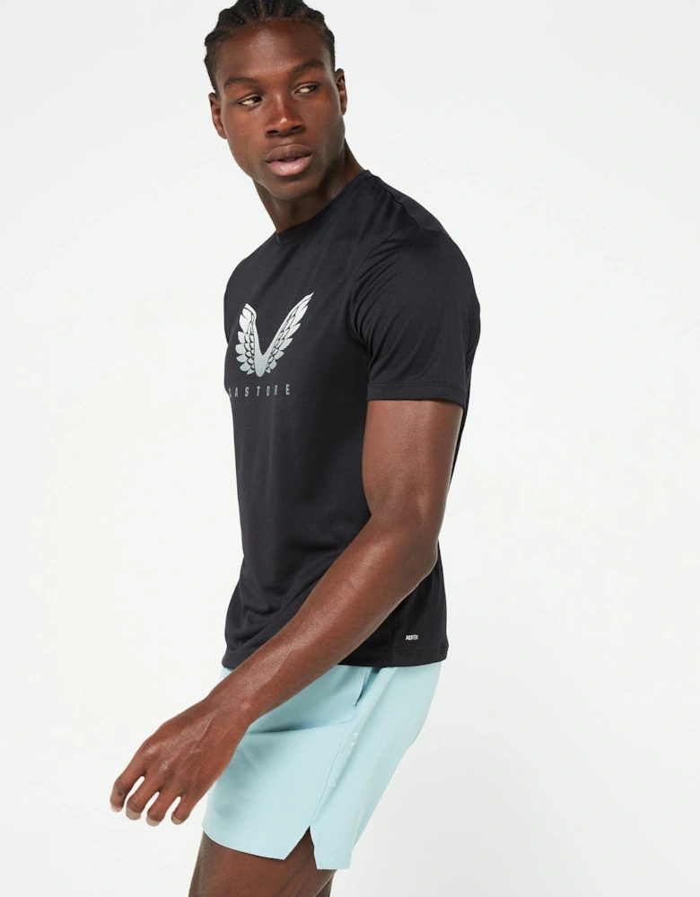 Mens Training Adapt Graphic Tee - Black