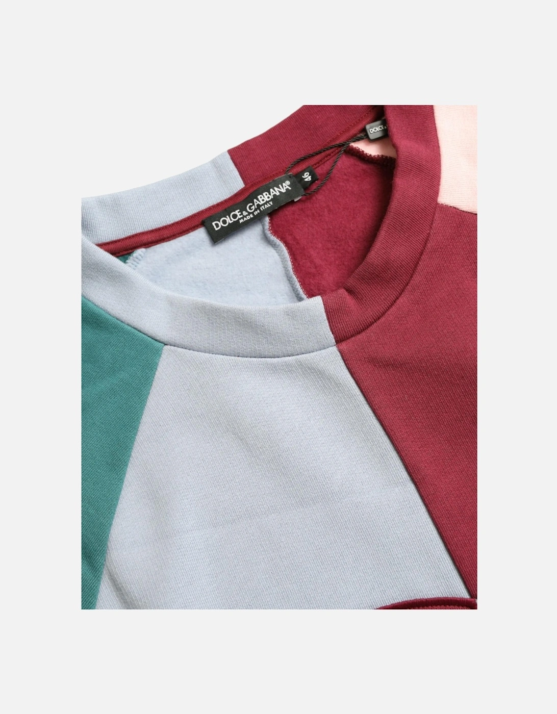 Cotton Pullover Crew Neck Sweater with Logo Women - Multicolor