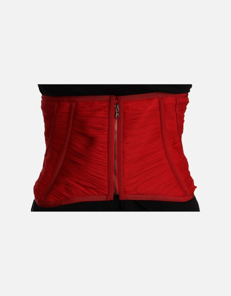 Corset Waist Strap with Adjustable Drawstring Closure Women - Red