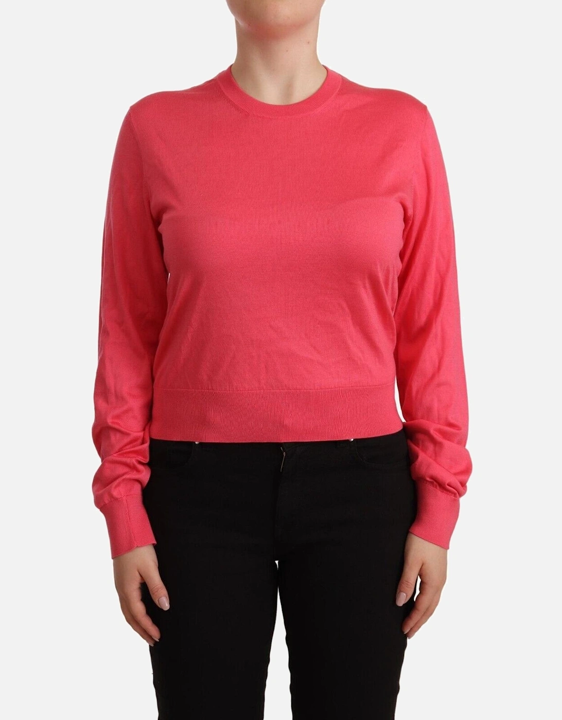 Dolce Gabbana TSH6704 Pink Sweater Women, 5 of 4