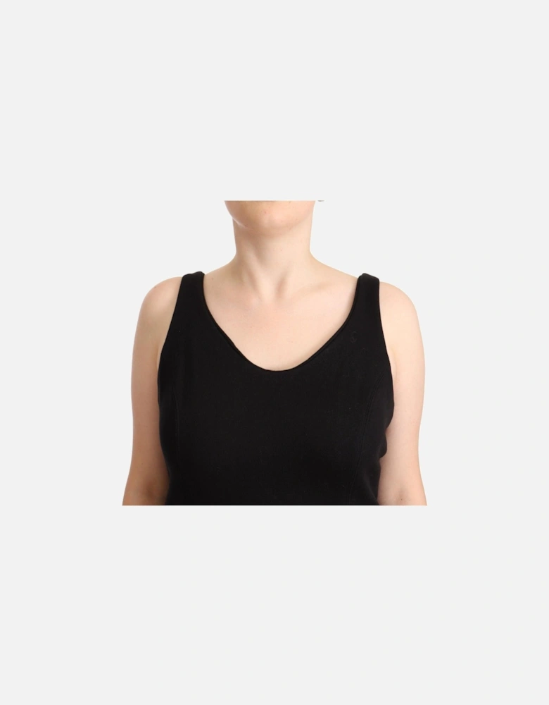 Sleeveless Knit Top Women - Black T-Shirts