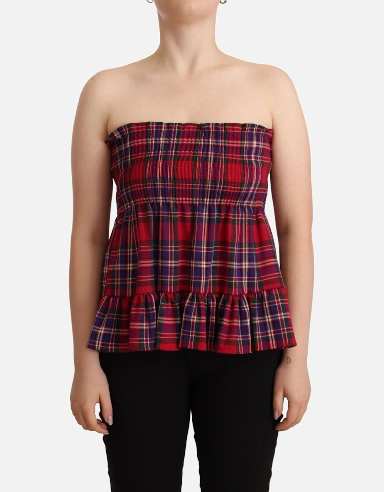 Checkered Sleeveless Tank Top Women - Multicolor T-Shirts