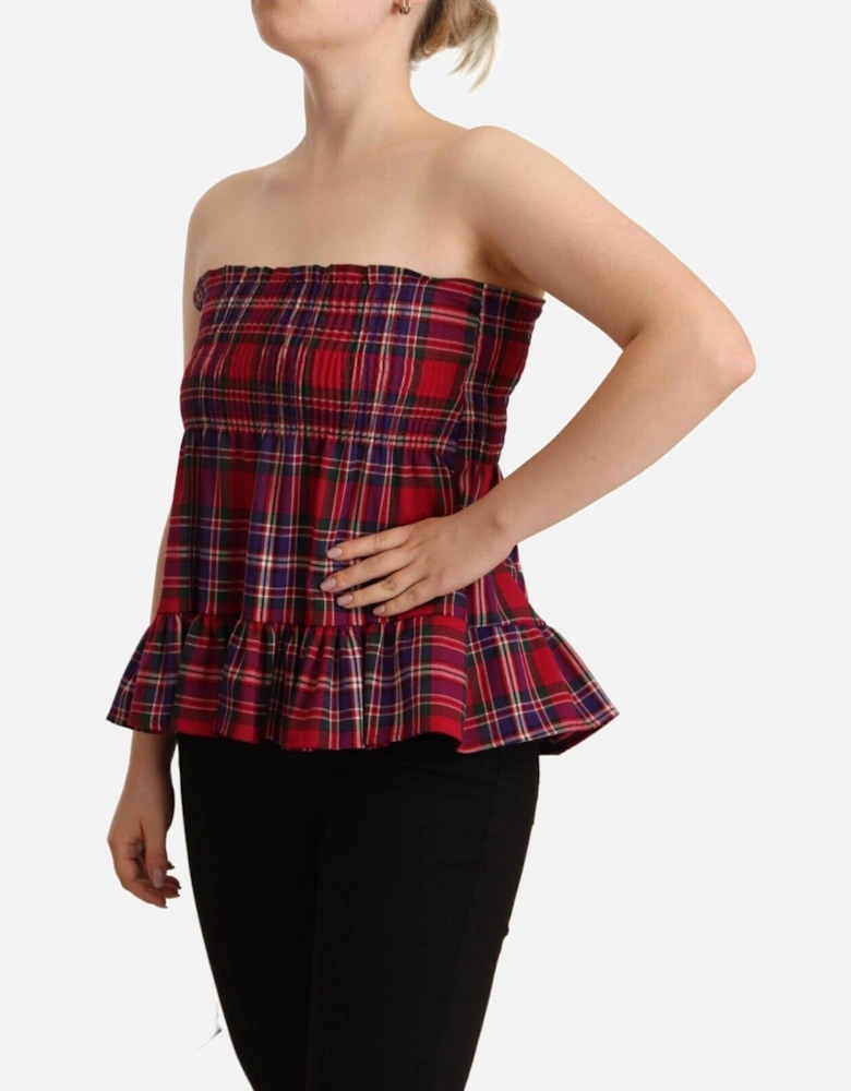 Checkered Sleeveless Tank Top Women - Multicolor T-Shirts