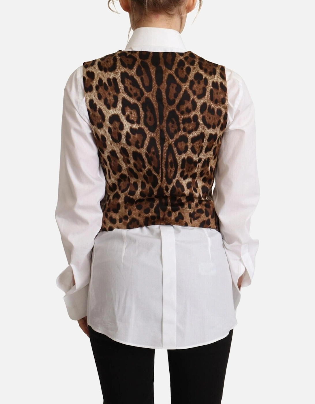 Plaid Wool Vest TSH7620 Women - Brown