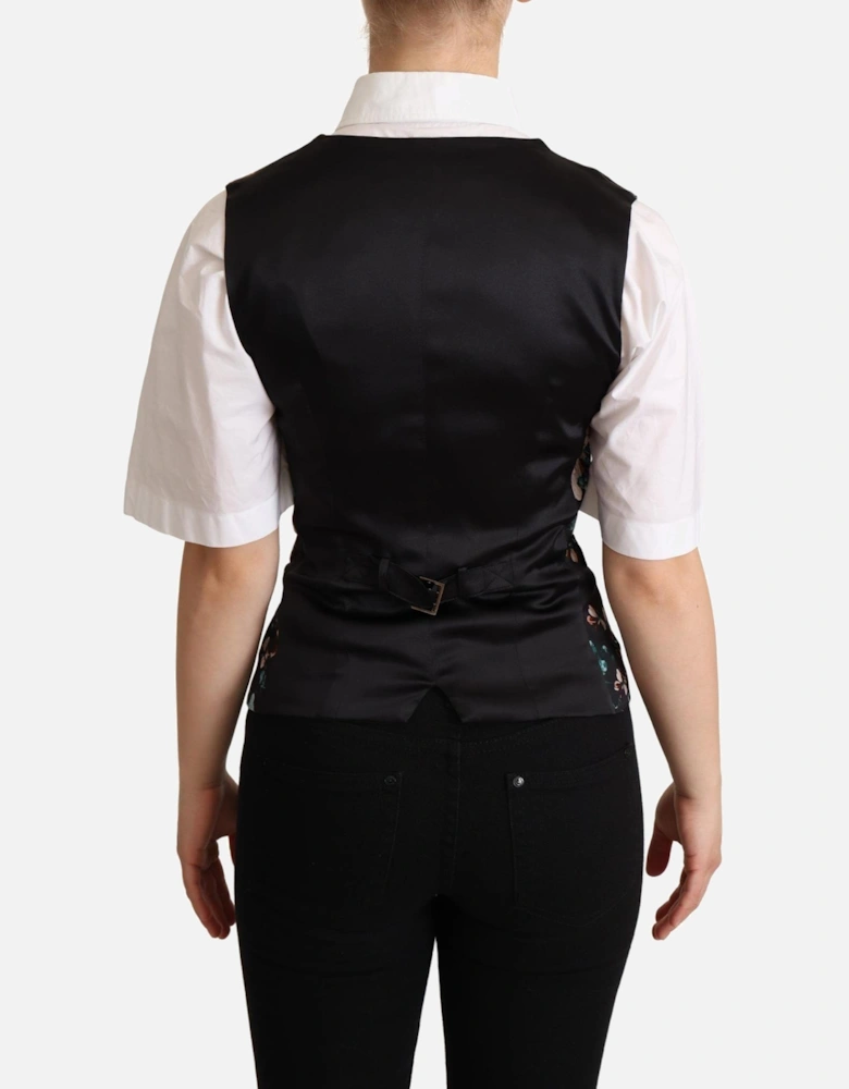 Dolce Gabbana FloralPrint Vest TSH5994 Women - Black