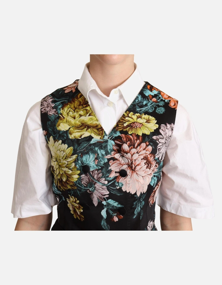 Dolce Gabbana FloralPrint Vest TSH5994 Women - Black