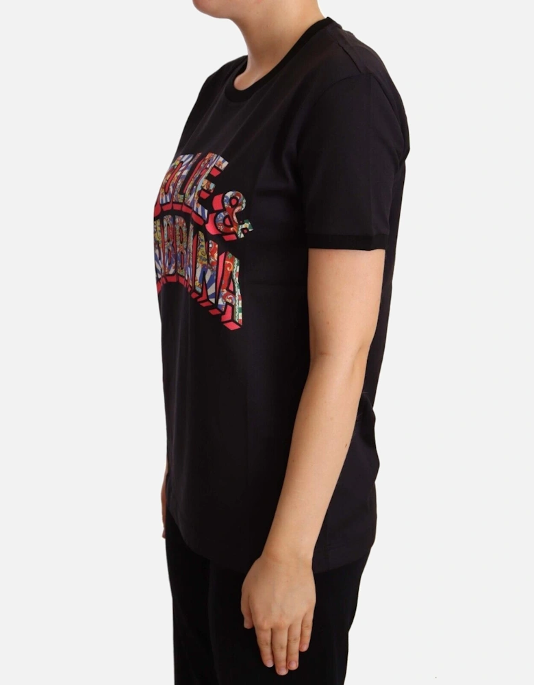 Dolce Gabbana TSH6668 Logo Tee Women - Black T-Shirts