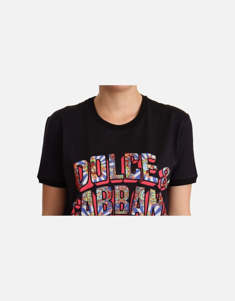Dolce Gabbana TSH6668 Logo Tee Women - Black T-Shirts