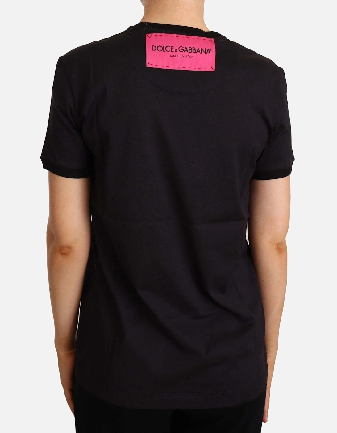 Dolce Gabbana TSH6668 Logo Tee Women - Black T-Shirts