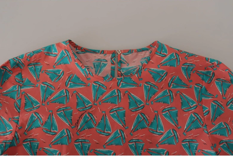 Dolce Gabbana TSH7831 Sailboat Top Women - Pink T-Shirts