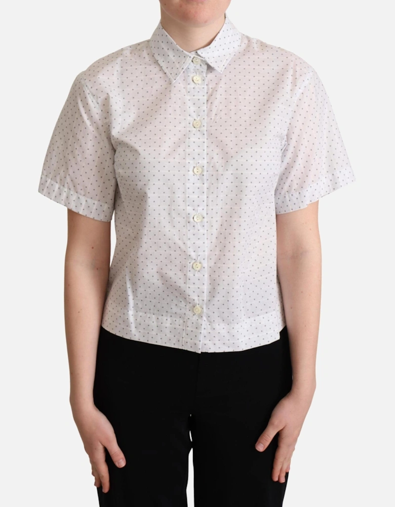 Dolce Gabbana Polka Dot Shirt Women - Blackwhite