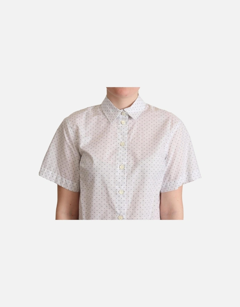 Dolce Gabbana Polka Dot Shirt Women - Blackwhite
