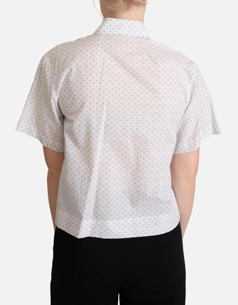 Dolce Gabbana Polka Dot Shirt Women - Blackwhite