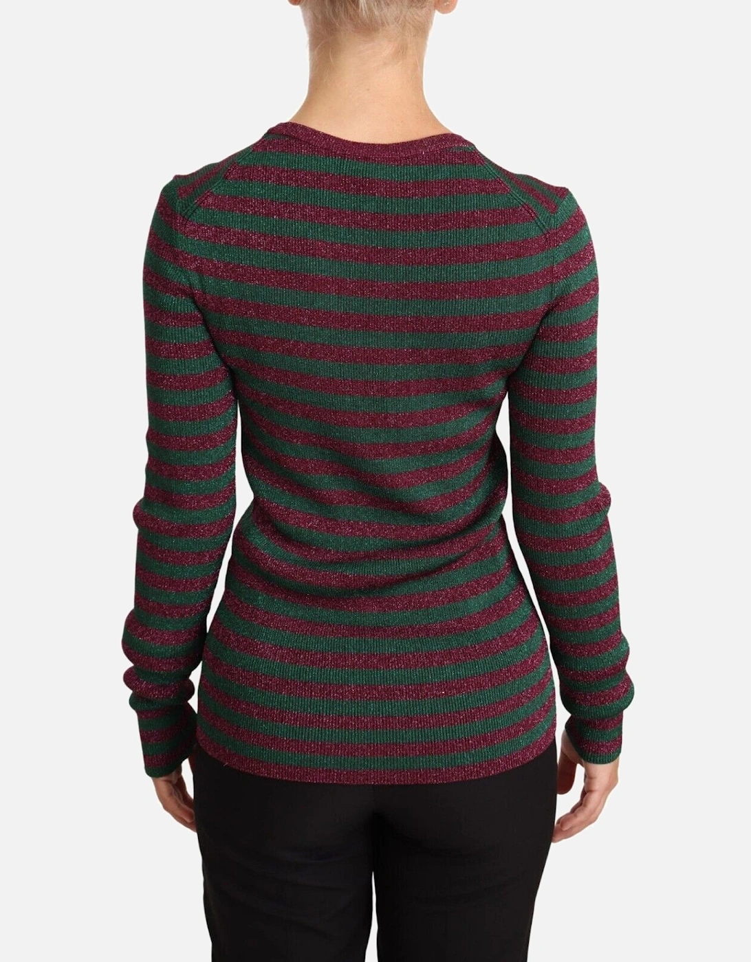 Dolce Gabbana TSH5773 Metallic Knit Sweater Women - Multicolor