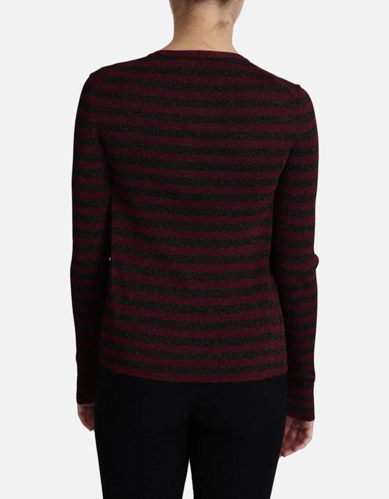 Metallic Striped Cardigan TSH5774 Women - Black Sweaters