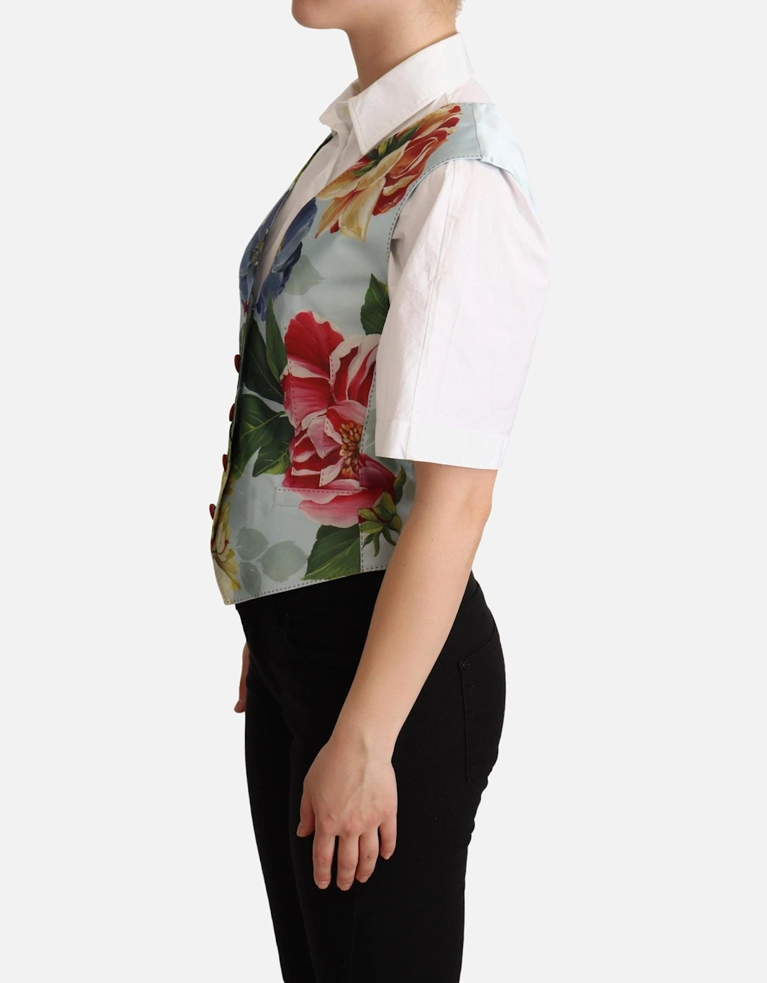 Dolce Gabbana Floral Vest TSH5997 Women - Green