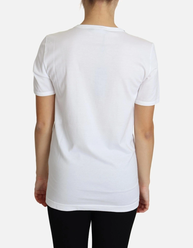 Dolce Gabbana TSH5828 San Valentino TShirt Women - White T-Shirts