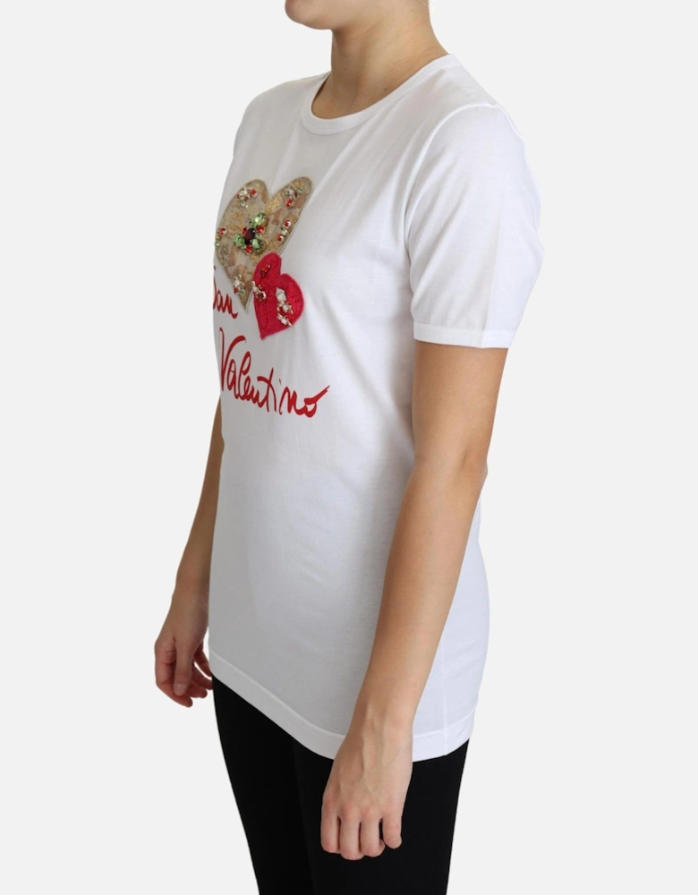 Dolce Gabbana TSH5828 San Valentino TShirt Women - White T-Shirts