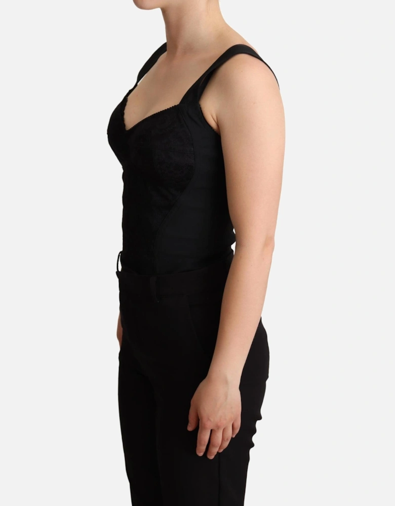 Dolce Gabbana Lace Camisole Top Women - Black Dresses