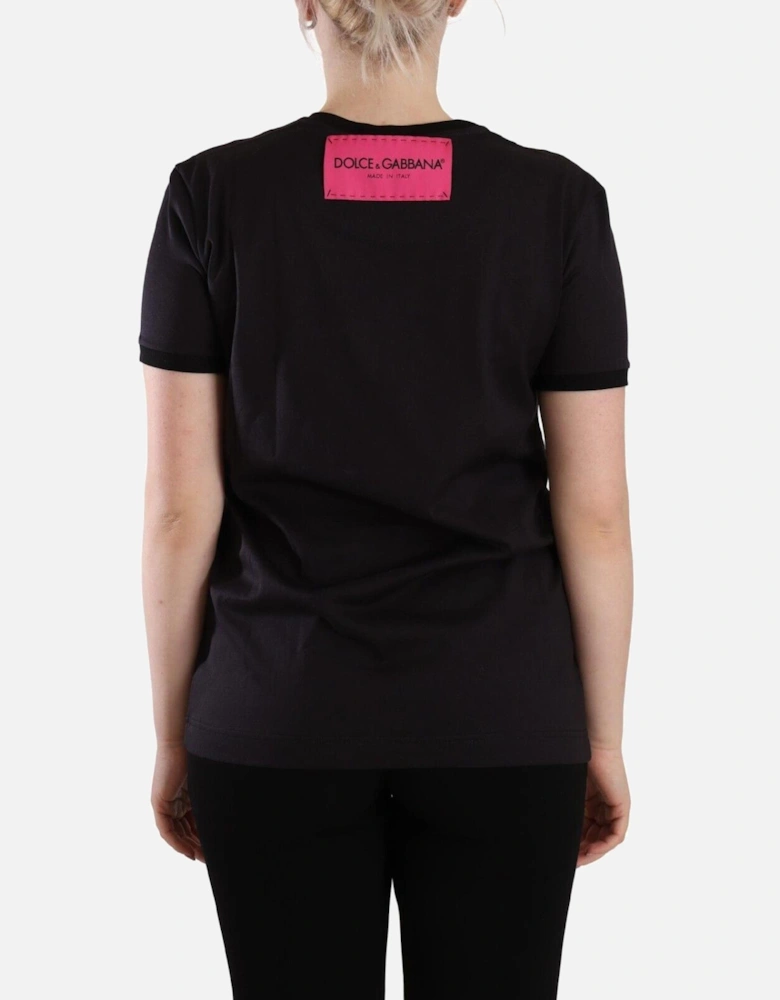 Dolce Gabbana TSH7614 Logo Tee Women - Black T-Shirts