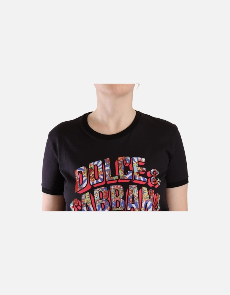 Dolce Gabbana TSH7614 Logo Tee Women - Black T-Shirts