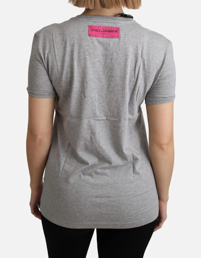 Dolce Gabbana TSH5154 LAmore Bellezza TShirt Women - Gray Sweaters