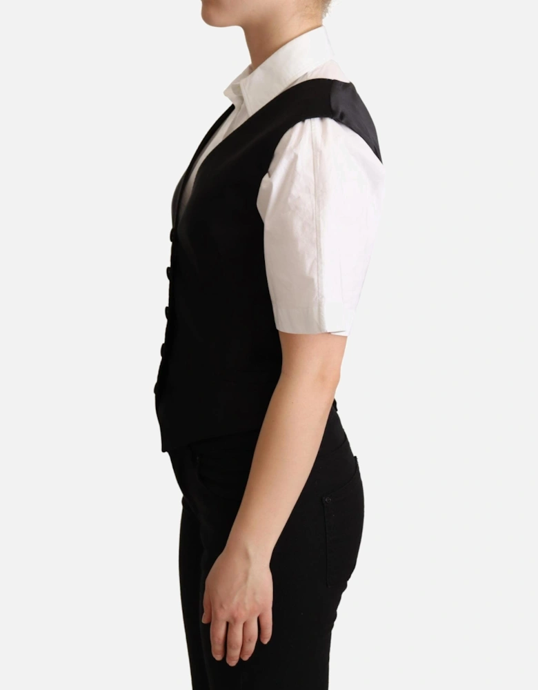 Black Formal Vest Women