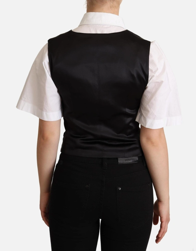 Black Formal Vest Women