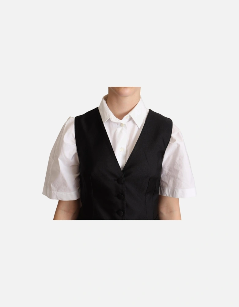 Black Formal Vest Women
