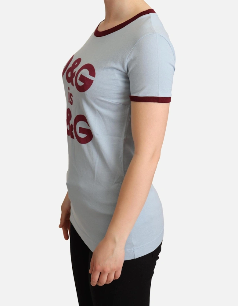 Dolce Gabbana TShirt Short Sleeves Women - Blue T-Shirts