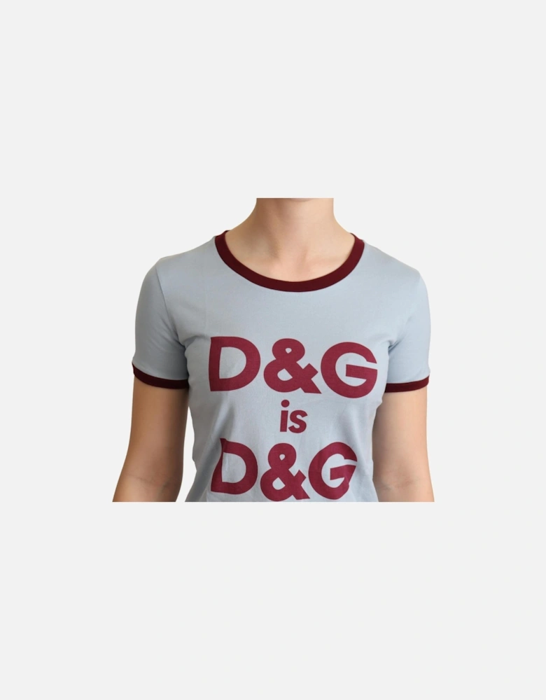 Dolce Gabbana TShirt Short Sleeves Women - Blue T-Shirts