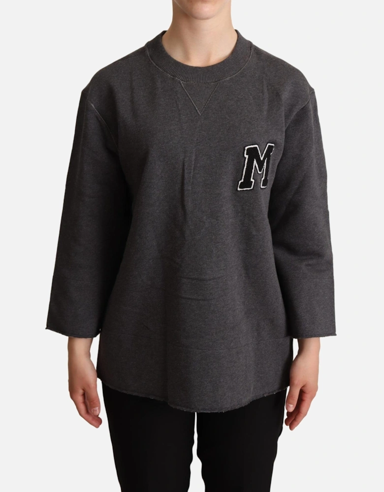 Dolce Gabbana Pullover SweaterLong Sleeve Women - Gray