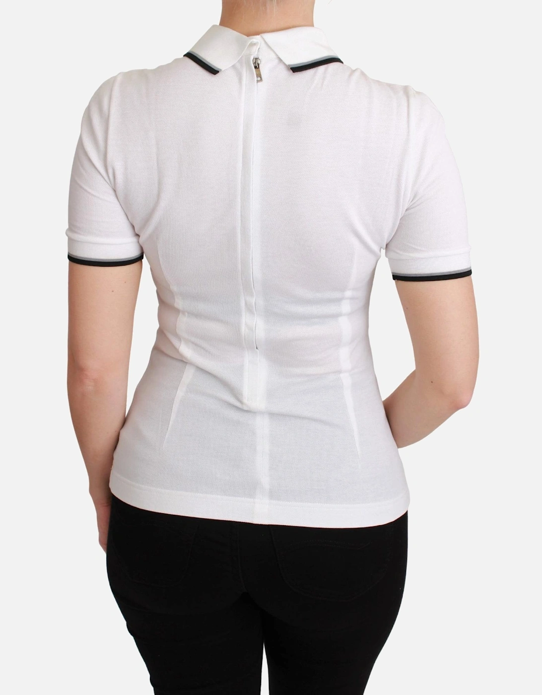 Polo Shirt Angel Print TSH4550 Women - White T-Shirts