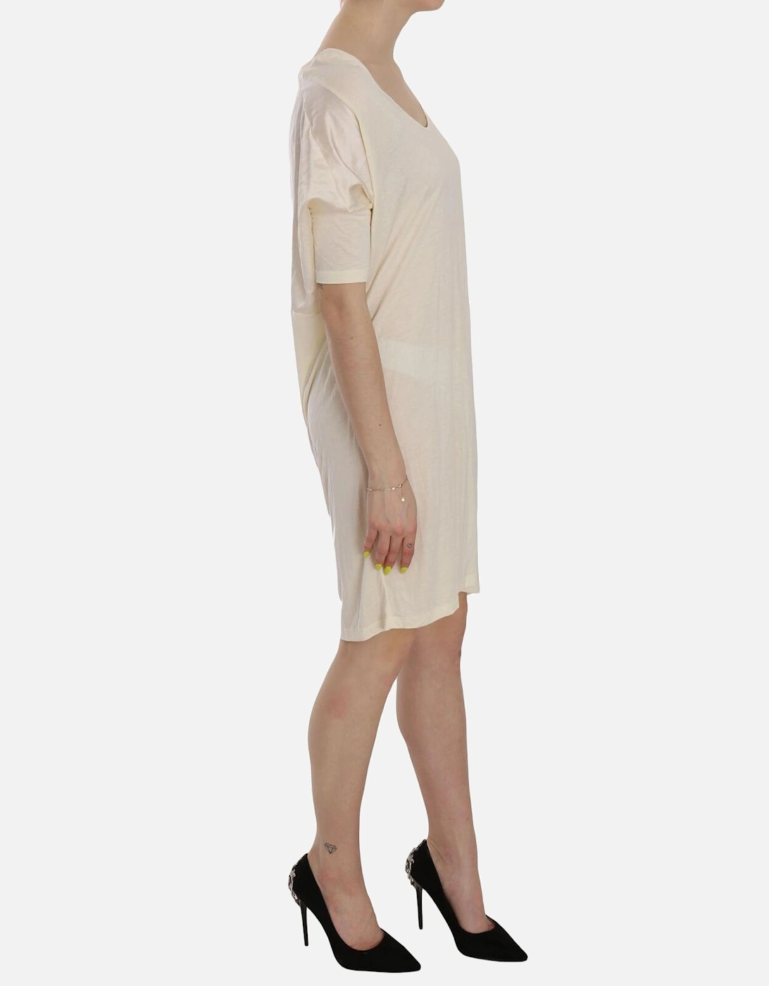 TShirt Dress Women - Cream Dresses