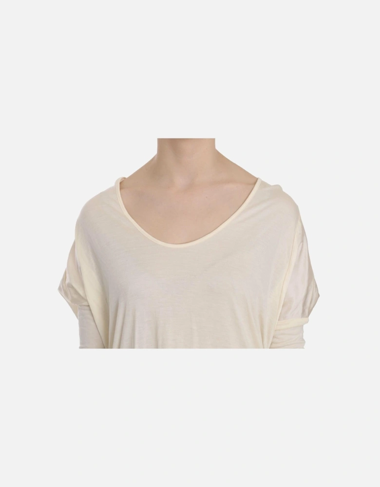 TShirt Dress Women - Cream Dresses