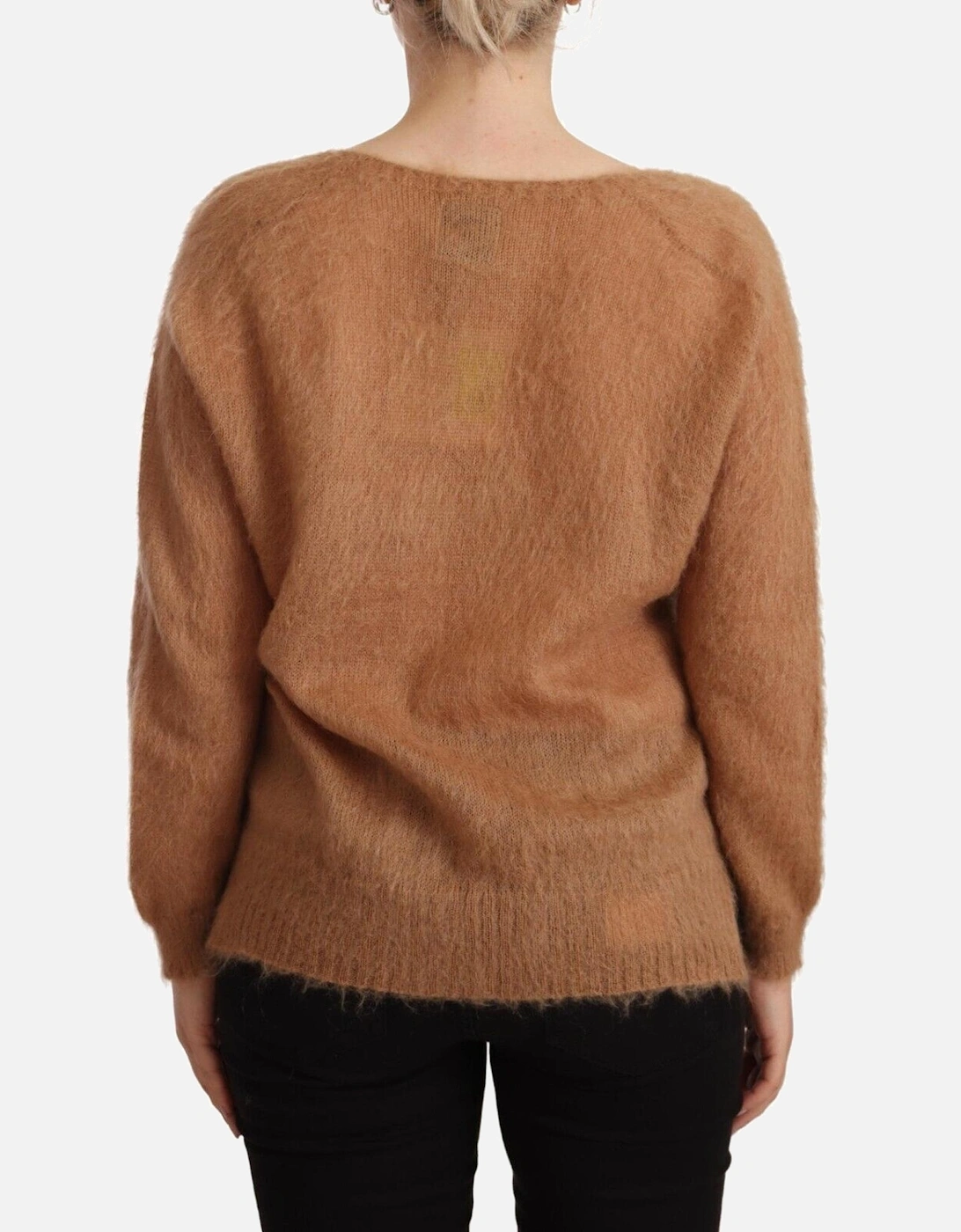 Fuzzy Cardigan TSH3202 Women - Brown Sweaters