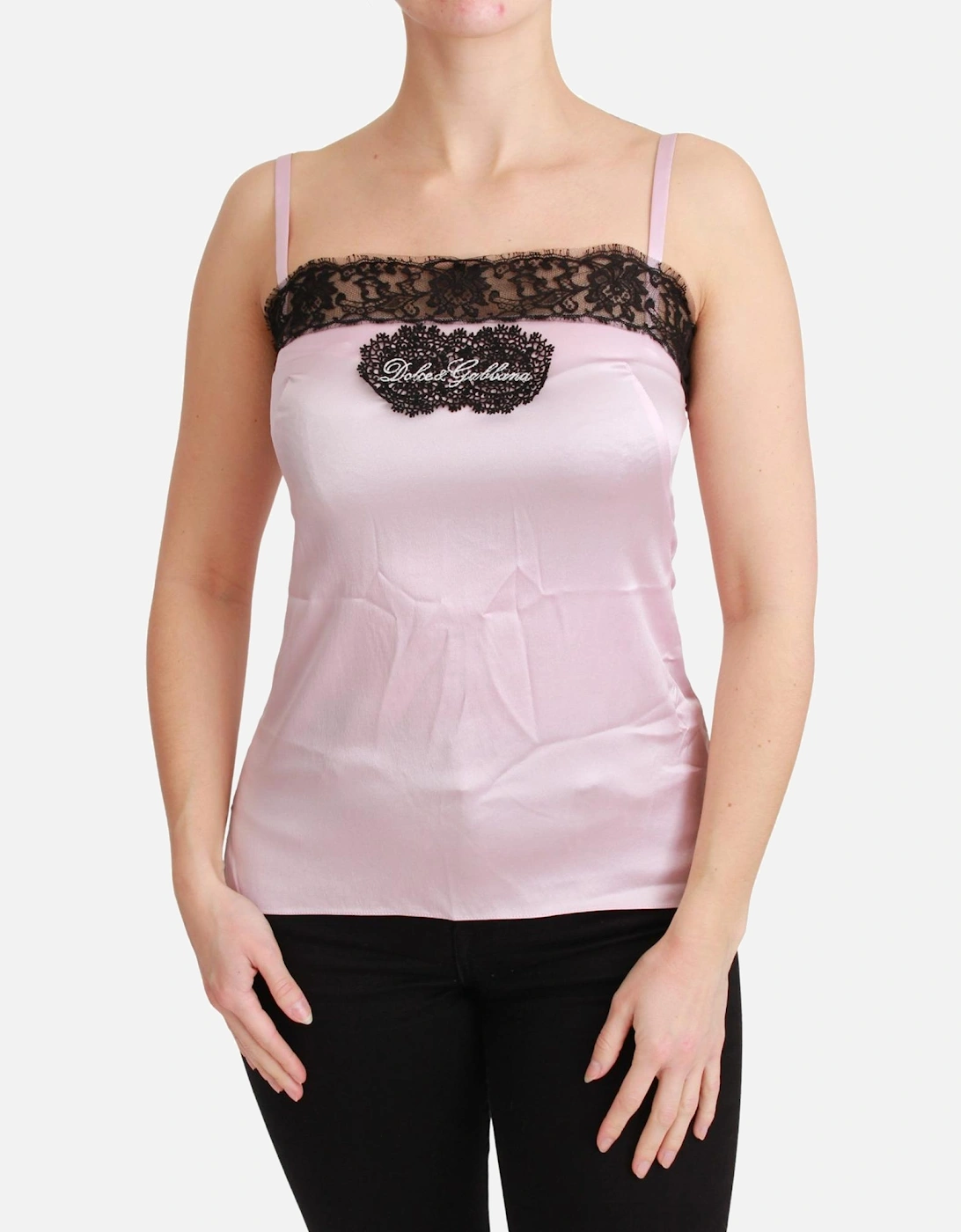 Dolce Gabbana Sleeveless Camisole Top Women - Silver T-Shirts, 6 of 5
