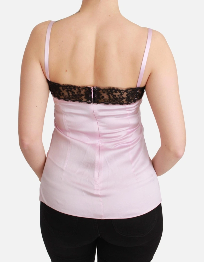 Dolce Gabbana Sleeveless Camisole Top Women - Silver T-Shirts