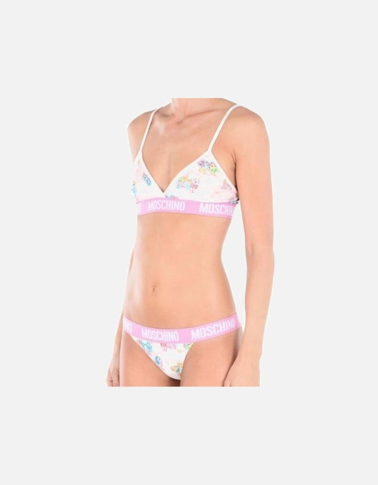 TSH5090 Floral Bikini Set Women - White Swimwear